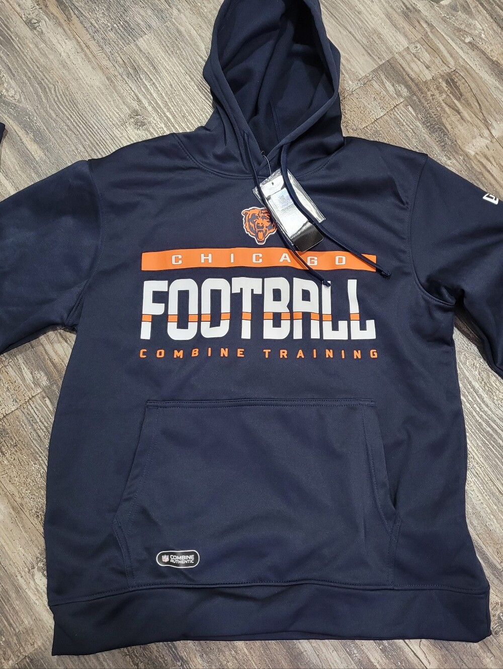 NWT New Chicago Bears Men's New Era Combine Pullover Hoodie Sweatshirt Large